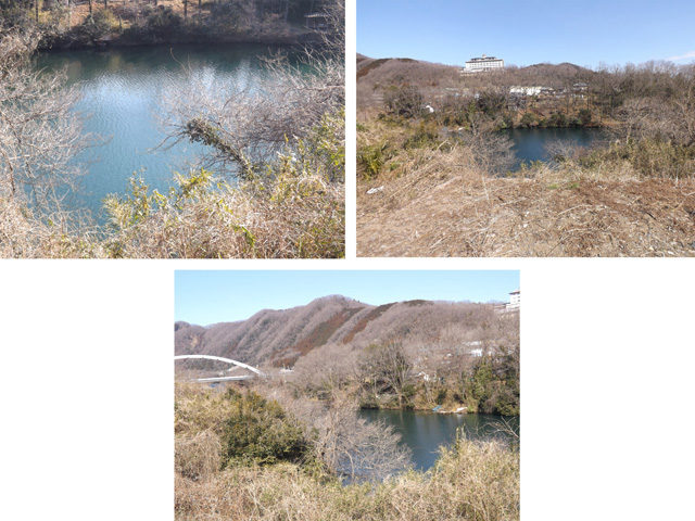 玉淀湖の湖面