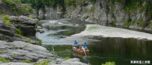 長瀞岩畳と赤壁